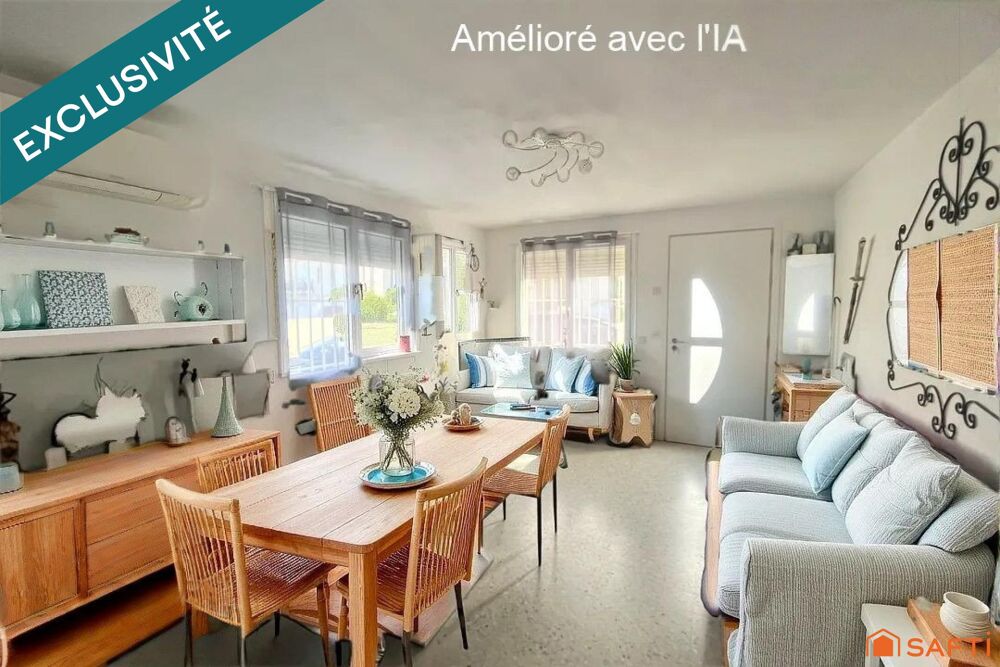 Vente Maison Deux chambres , terrasses, garage et stationnements Valras-plage