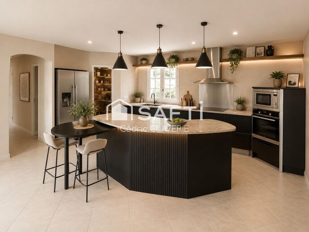 Vente Maison Maison de plain pied, 5 chambres, piscine Roaillan