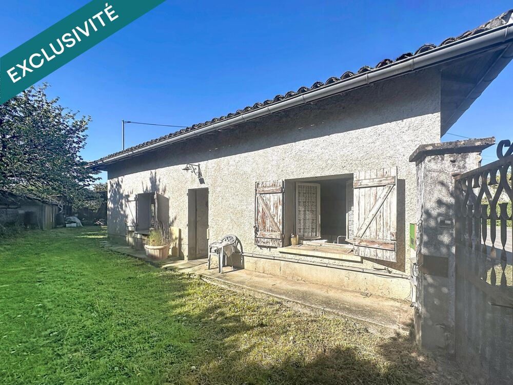 Maison et annexe à rénover à prix abordable sur un terrain d'environ 2000 m²