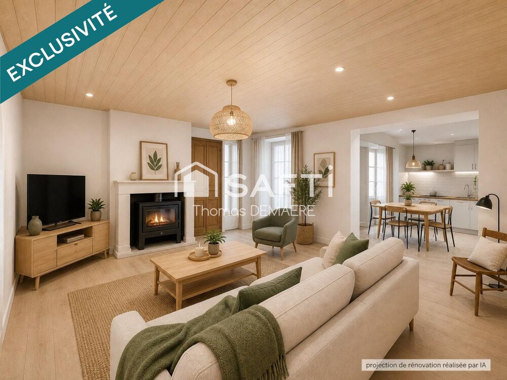 Vente Maison Maison en pierre – 5 chambres – fort potentiel locatif ou familial Ozillac