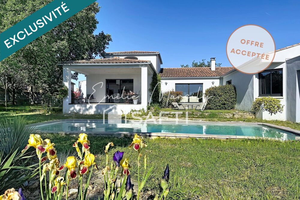 Vente Maison Dernière maison avant les vignes – Villa contemporaine de plain-pied avec piscine La rouviere