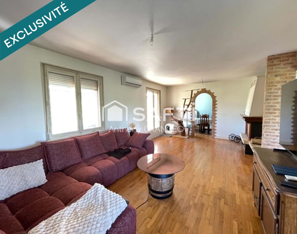 PAVILLON 105m² + VERANDA AVEC GRAND TERRAIN