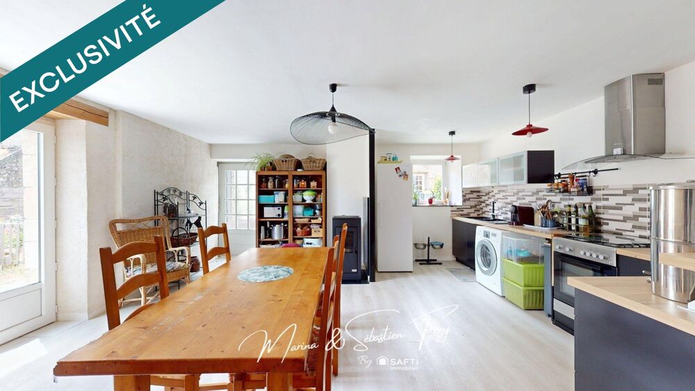 Vente Maison LONGÈRE EN PIERRE ET SES DÉPENDANCES – UN ART DE VIVRE AU PLUS PRÈS DE LA NATURE Plufur