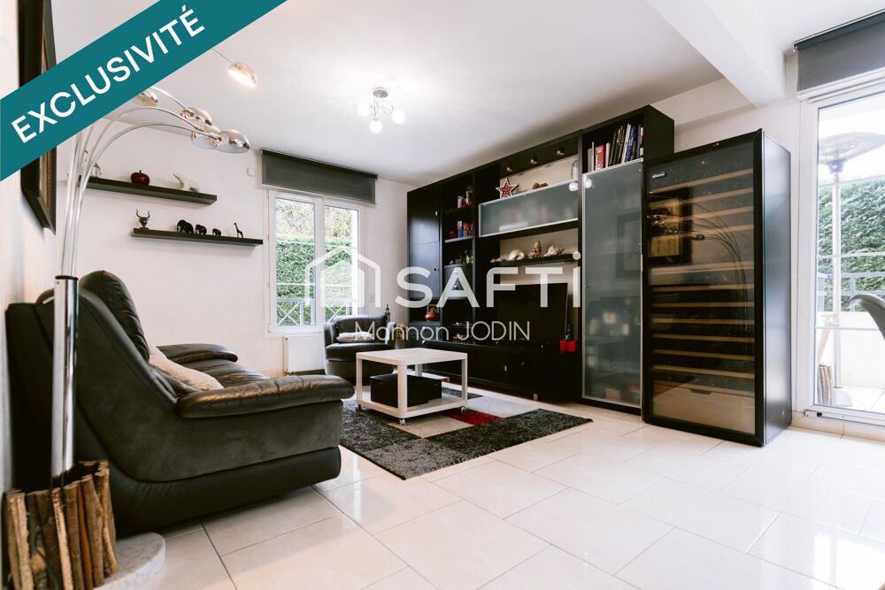 RARE!! Appartement en rez-de-jardin + garages
