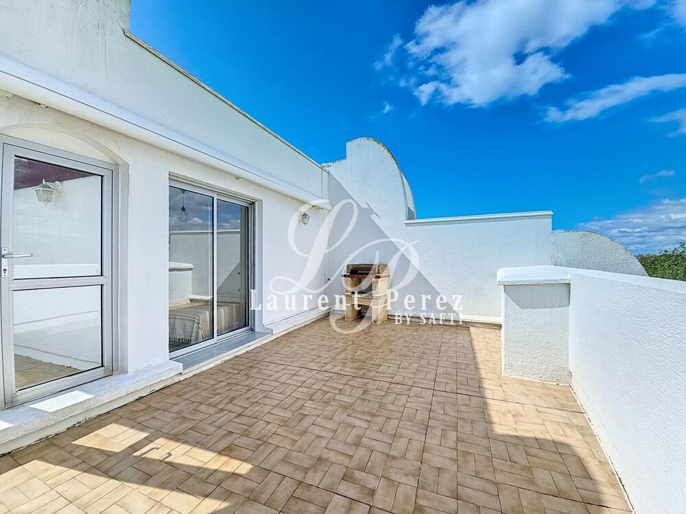 T3 en attique rénové  Terrasse 36 m²  150 m des plages - Secteur Couchant