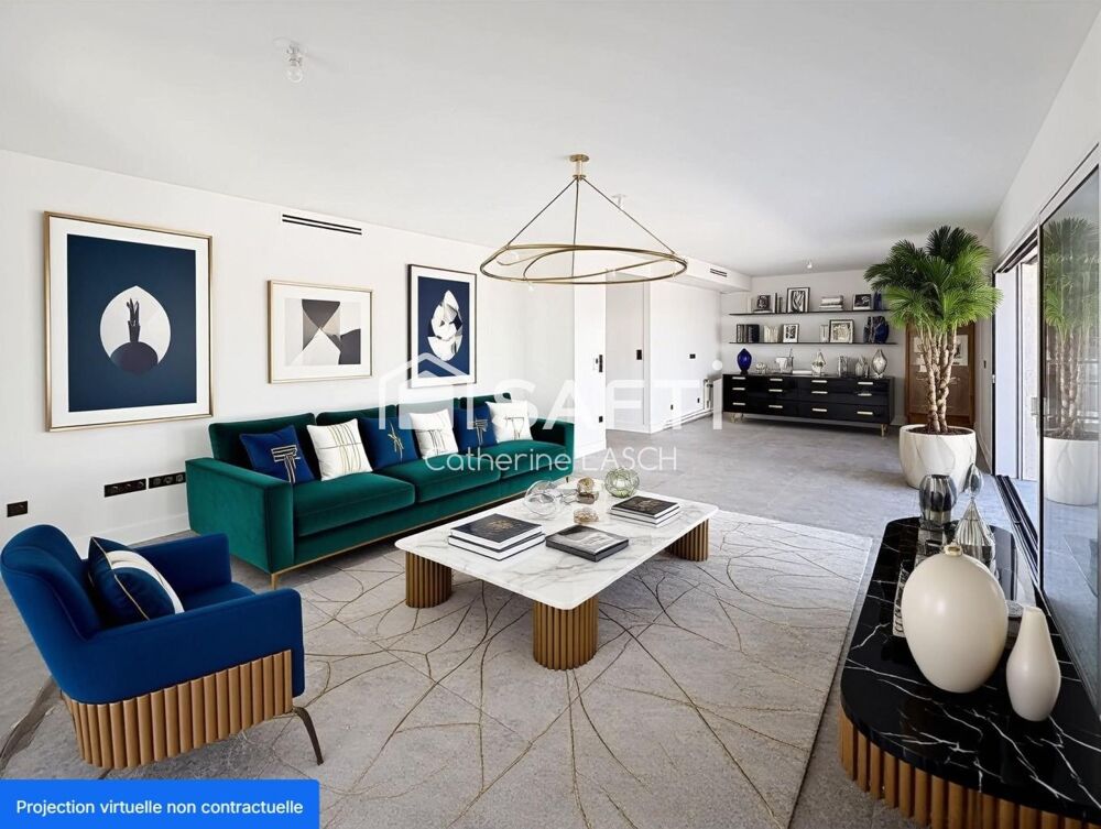 Appartement d'exception au dernier étage d'une surface habitable de 132 m² avec 130 m² de terrasse