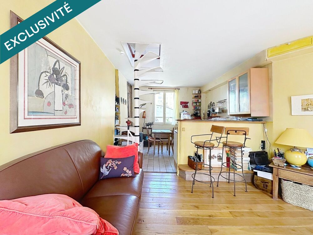 Vente Appartement Duplex 4 pièces - 80m² - Belleville - Paris 19 Paris 19