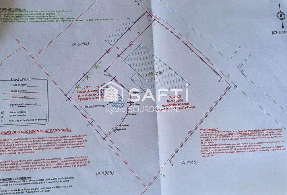 Vente Terrain Terrain à vendre à VILLEFRANCHE-DE-LAURAGAIS de 391m² Villefranche-de-lauragais