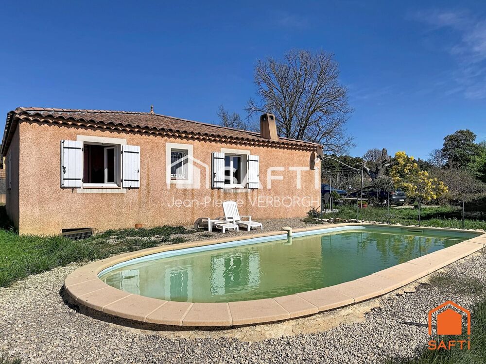 Vente Maison Villa de 97m² sur 700m² de terrain clos avec piscine Regusse