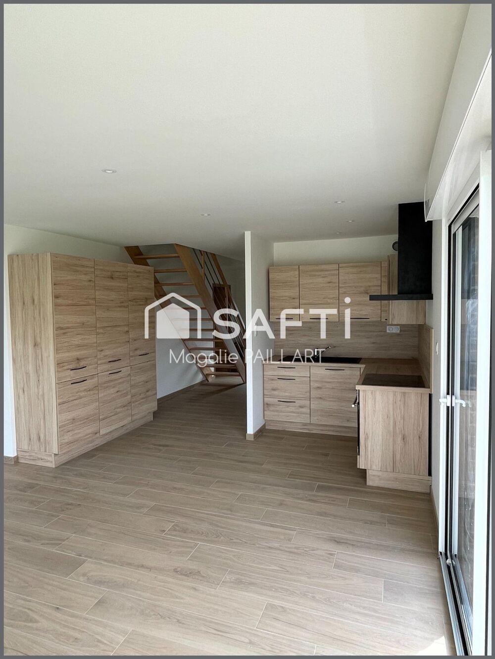 Maison neuve, 108 m2, 4 chambres, garage, jardin