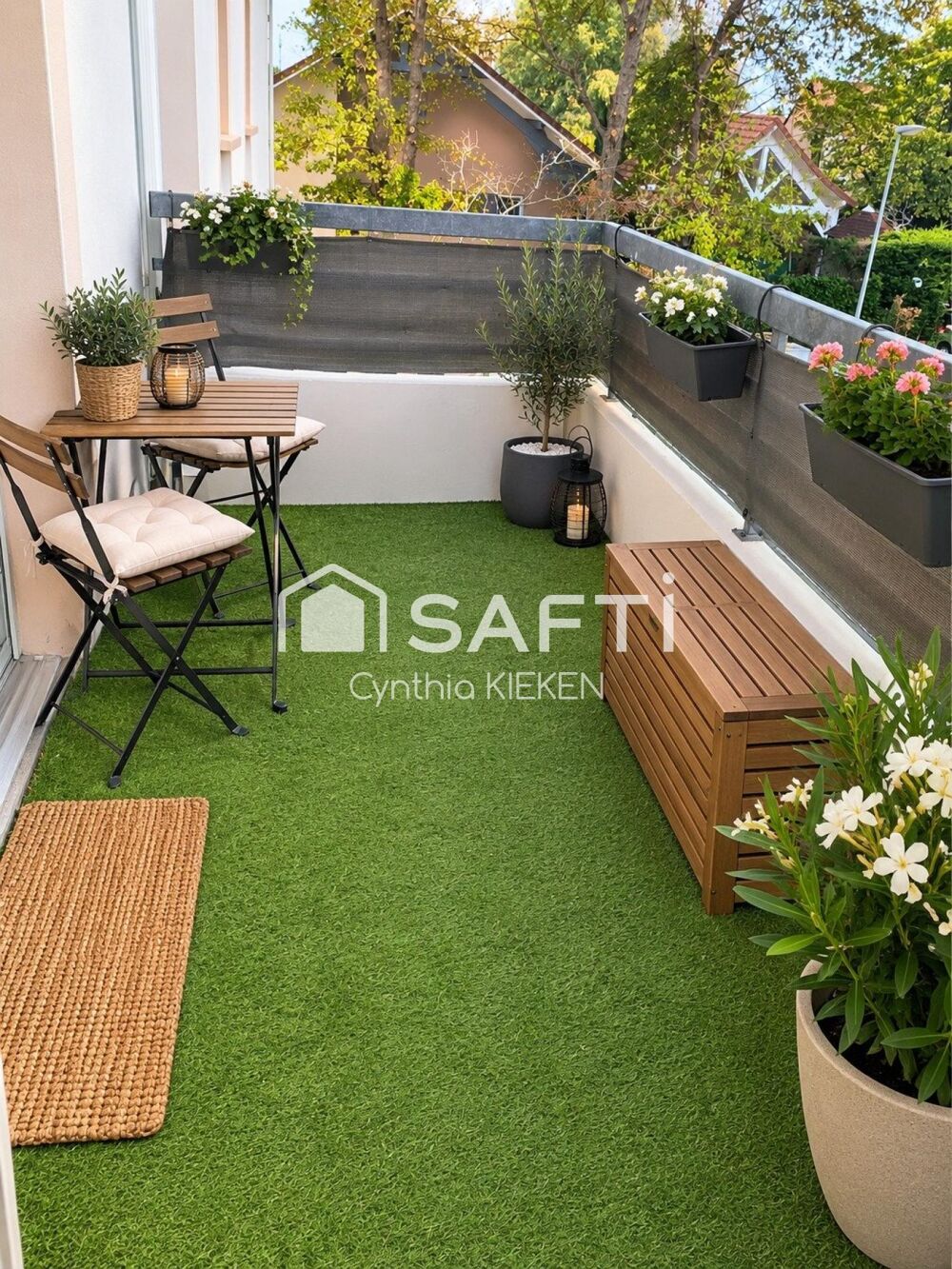 IDEAL INVESTISSEURS T2 bis loué 2 parkings balcon