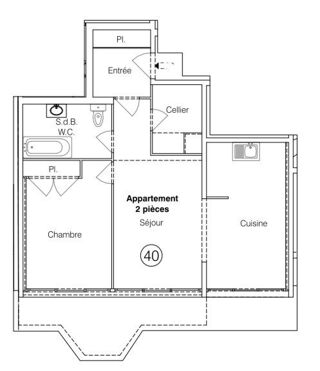  Appartement à vendre 2 pièces 52 m²