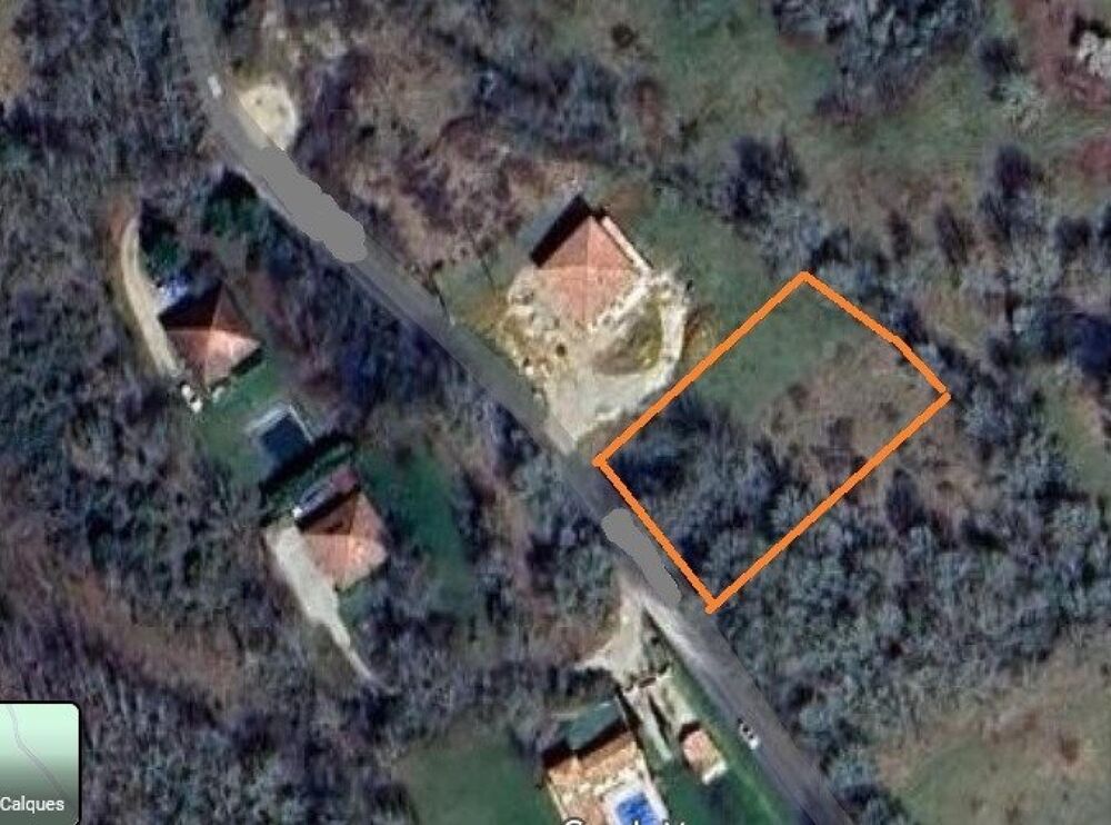 Vente Terrain Terrain constructible boisé Luzech