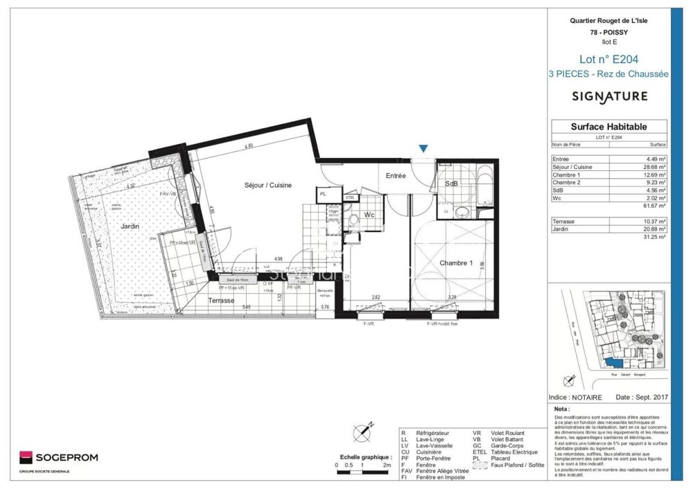 Vente Appartement TRES BEL F3 PROCHE GARE ET TOUTES COMMODITES Poissy
