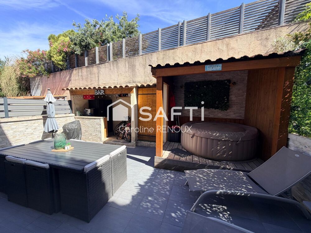 Maison à Peypin dAigues -98 m², au calme, jacuzzi, 3 grandes chambres, 2 places de parking