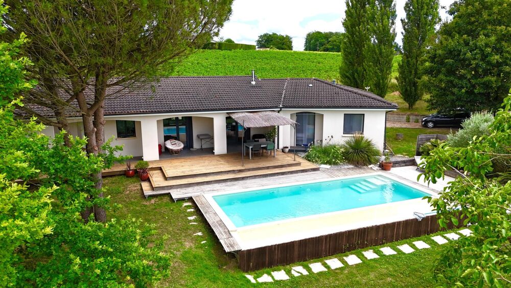 Vente Maison Villa contemporaine 6 pièces avec vue et piscine Castelnau-sur-gupie