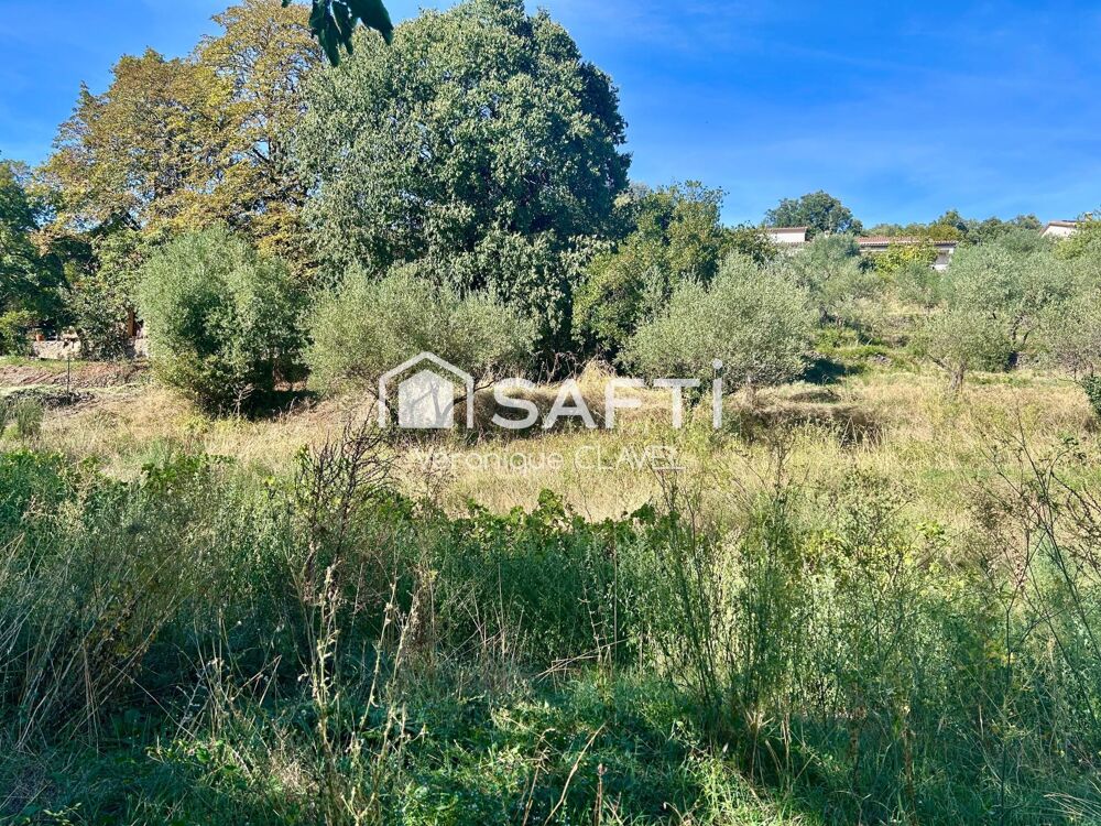 Vente Terrain Beau terrain de 702m2  boisé au calme Monoblet
