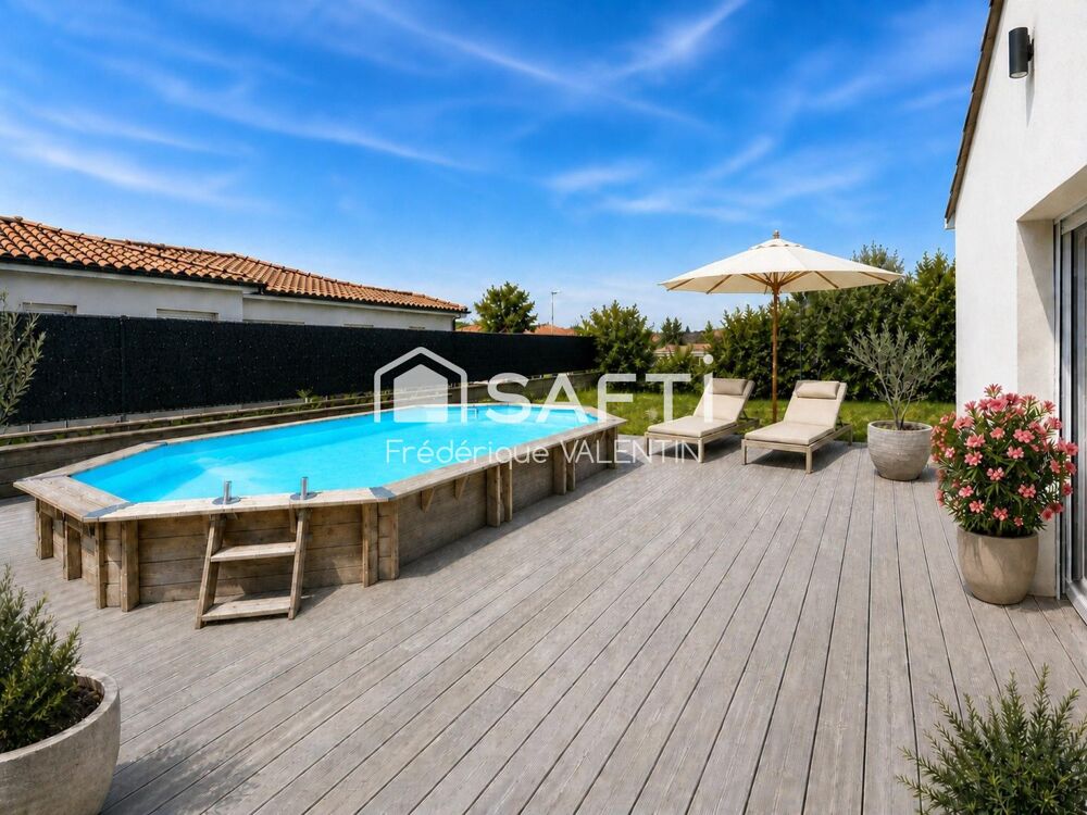 Maison contemporaine T5 de plein pied à gragnague
