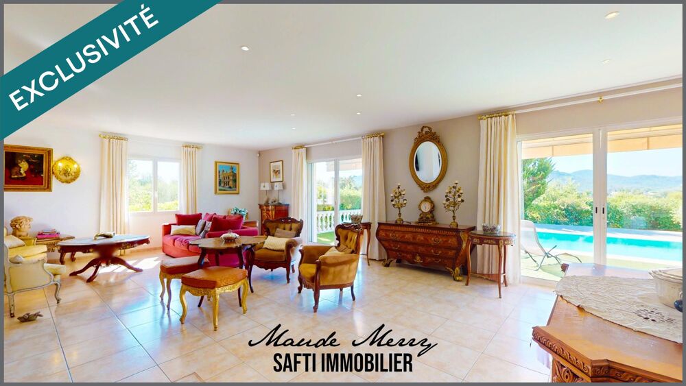 Vente Maison Coup de coeur - villa de plain-pied 172 m2 + véranda 34 m2 - dépendance de 14 m2 - 5 chambres dont 3 avec leur salle d'eau priva Forcalqueiret