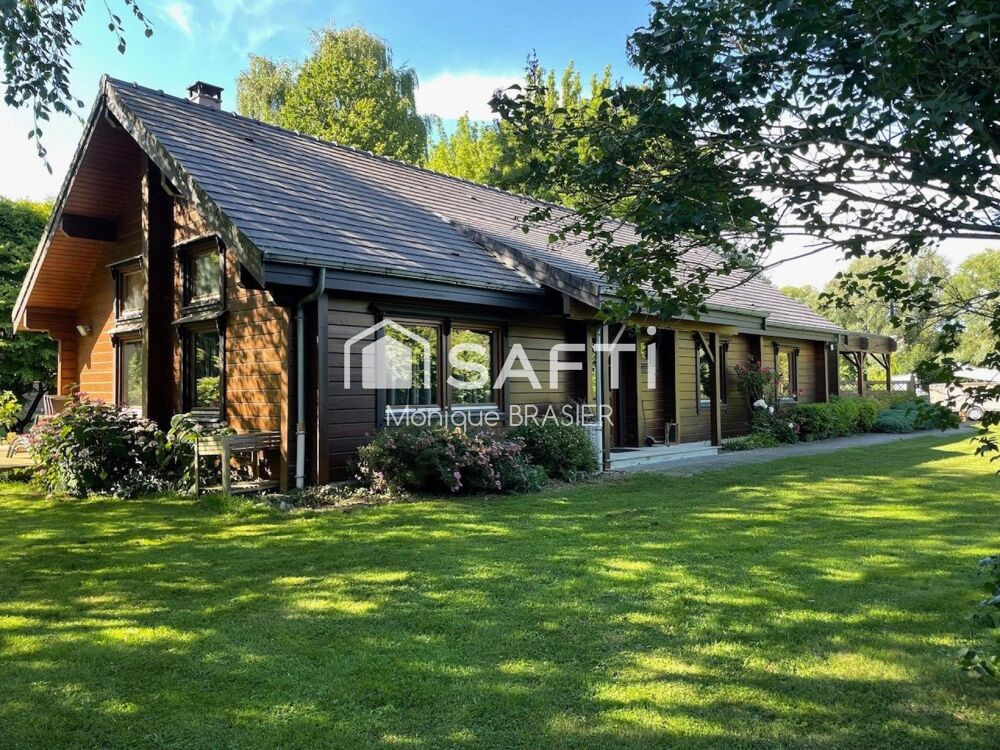 tres jolie maison pitoresque d inspiration scandinave totalement en bois massif