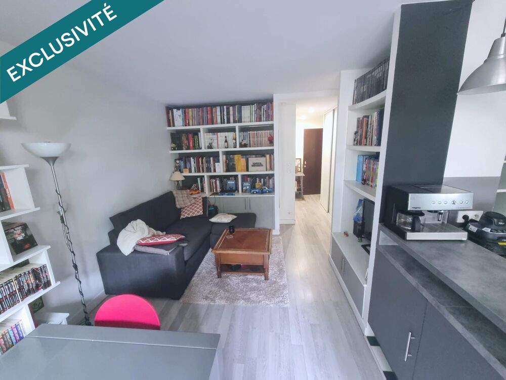 Studio 33 m² avec balcon filant, proche métro