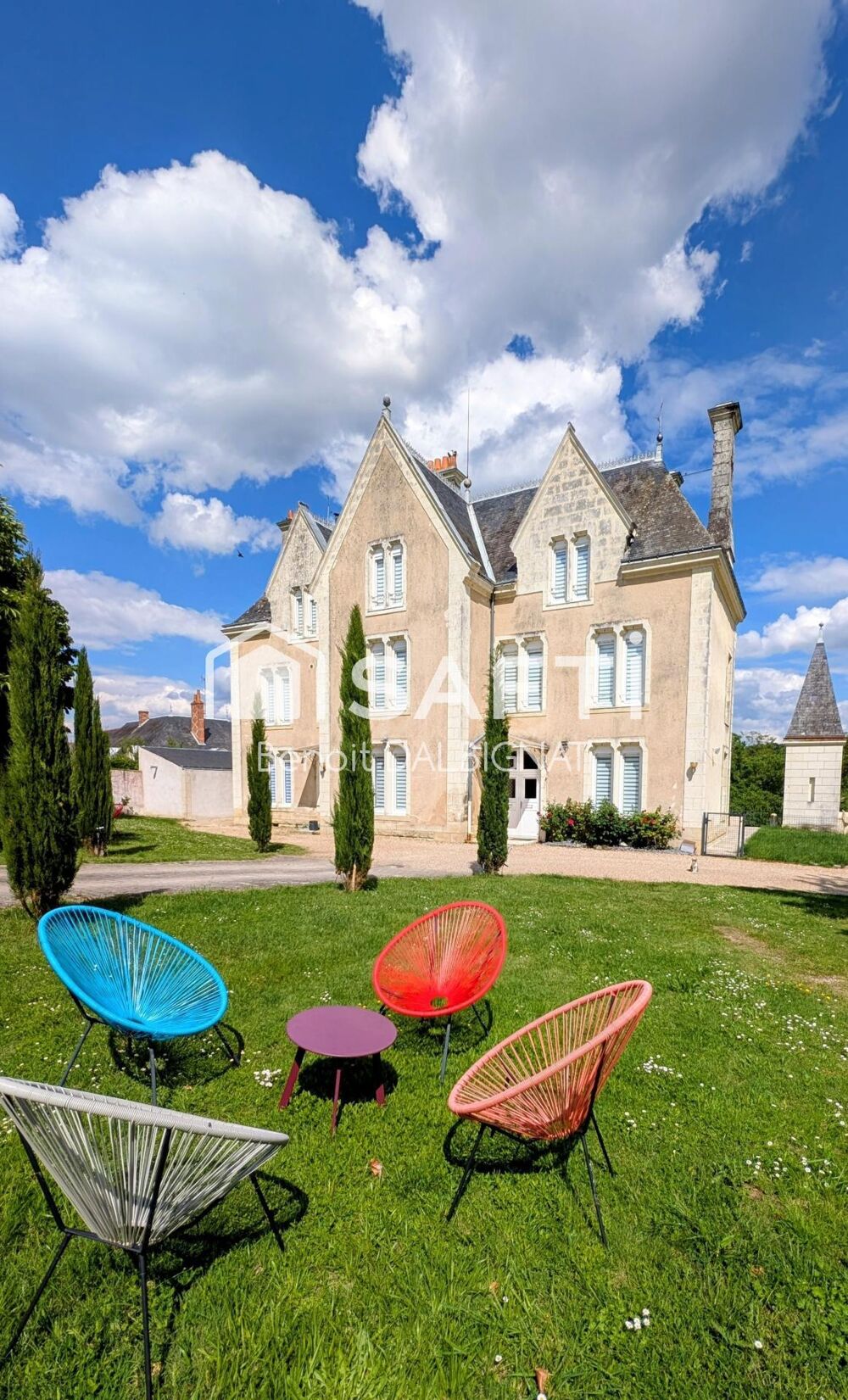 Vente Propriété/Château Manoir 19ème siècle en parfait état et ses gites rénovés. Chinon
