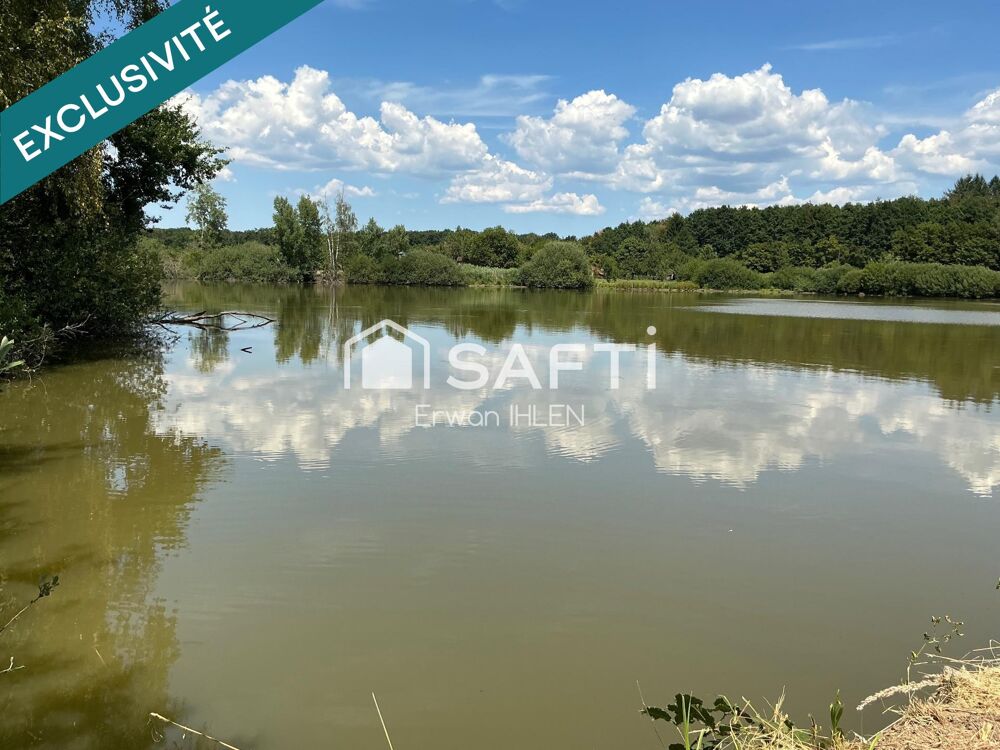 Vente Terrain Etang fondé en titre,chalet en dur,  22000m² de surface. Magnivray