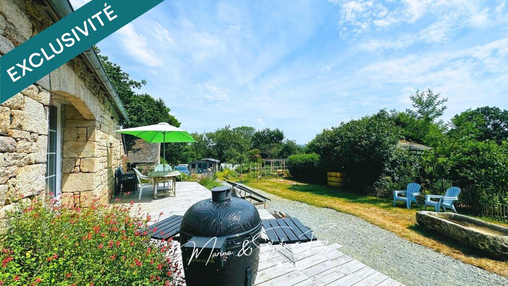 Vente Maison LONGÈRE EN PIERRE ET SES DÉPENDANCES – UN ART DE VIVRE AU PLUS PRÈS DE LA NATURE Plufur