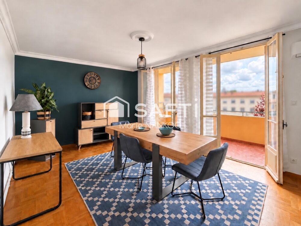Vente Appartement Carcassonne – appartement de 100 m² avec balcon, garage et cave – à pied du centre-ville Carcassonne