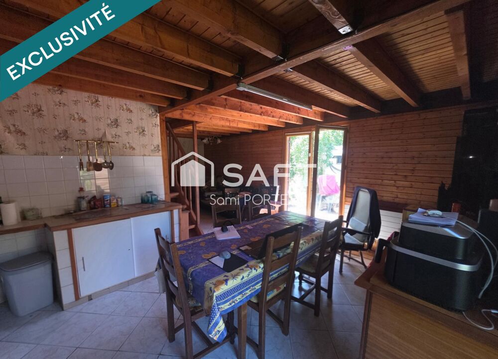 Chalet chaleureux de 55 m² sur un magnifique terrain de 3 000 m²