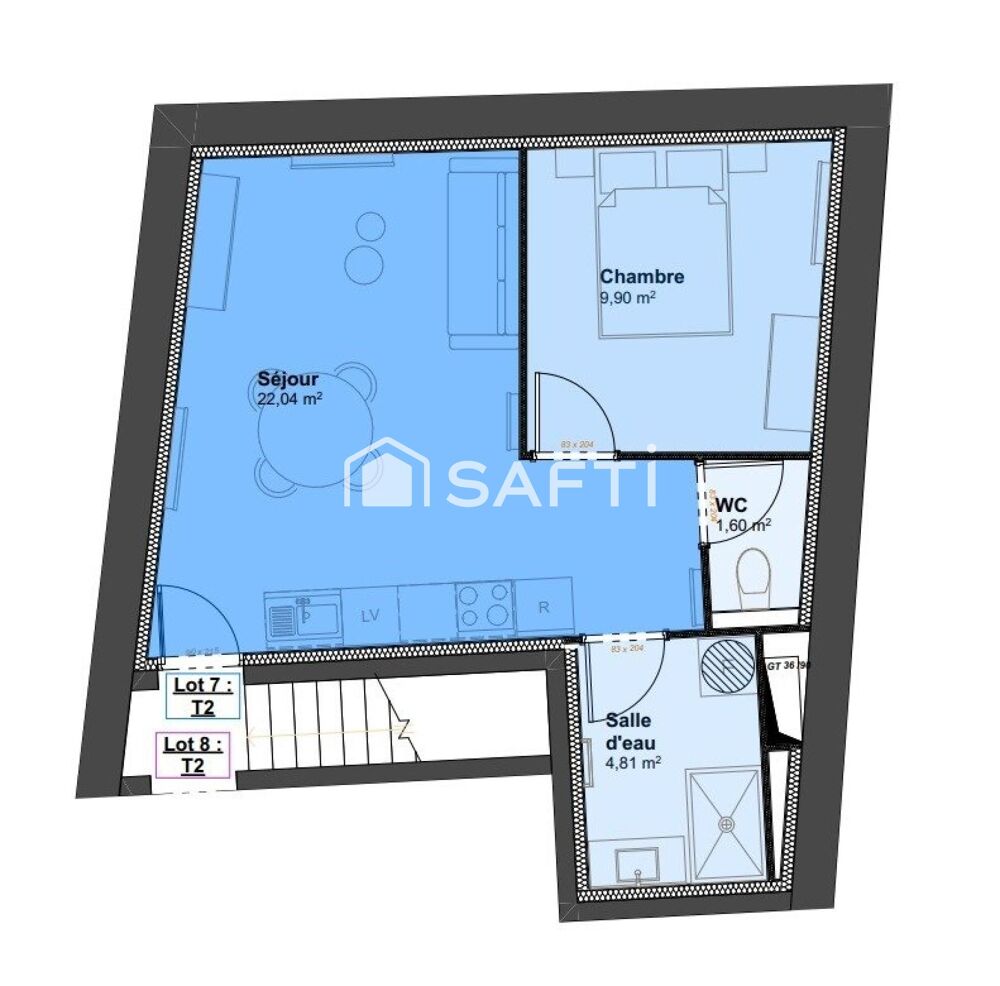 Vente Appartement Appartement T2 44m2 LA VERPILLIERE La verpilliere