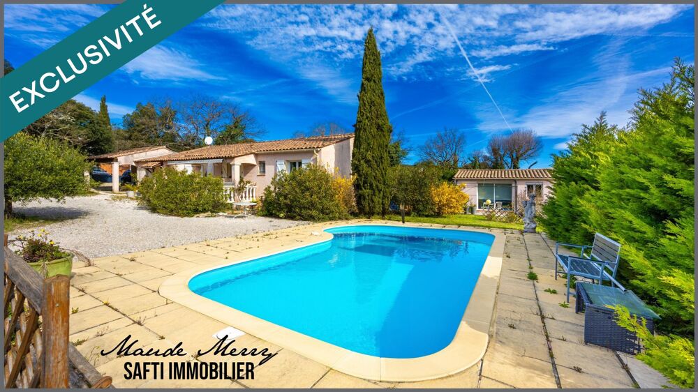 Vente Maison Villa plain-pied d'environ 120 m2 - 4 chambres et 2 salles d'eau - dépendance d'environ 28 m2 aménagée en un studio avec salle d Gareoult