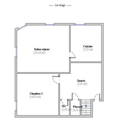  Appartement � louer 4 pi�ces 80 m�