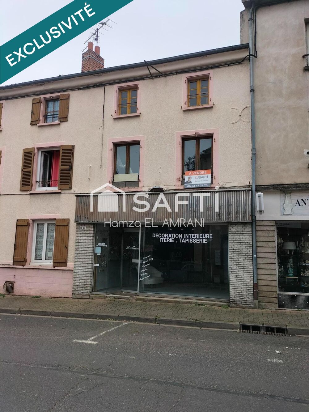 Vente Immeuble Immeuble de ville avec local commercial Courpiere
