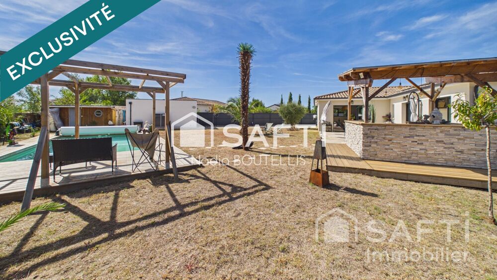 Vente Maison Trés belle maison de plain pied, 4 chambres, piscine garage. Ambares-et-lagrave