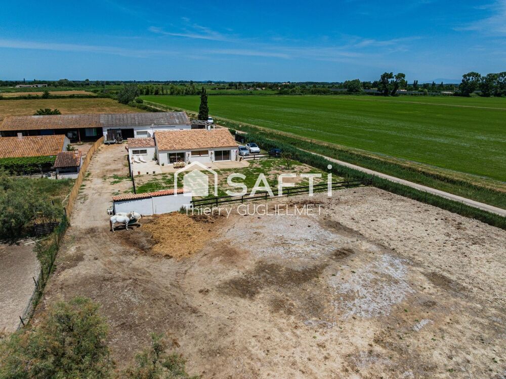 Vente Maison Propriété en Camargue : maison, dépendance, hangar Arles