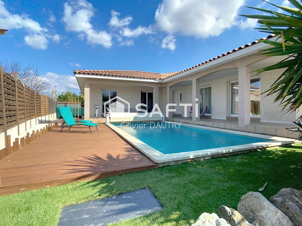 Vente Maison Villa de Plain-Pied avec Piscine + T2 Indpendant Pomerols