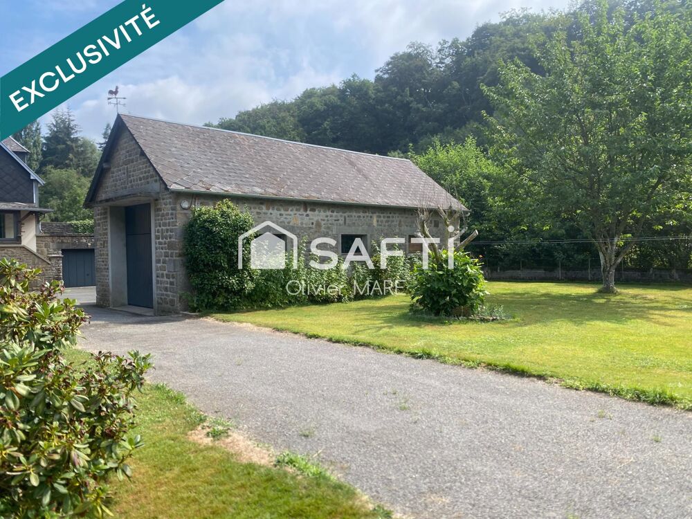 Maison en pierre, 117 m², 3 chs, terrain 893 m², Tinchebray Bocage