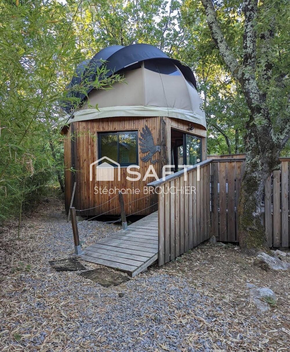 Lodge entièrement équipée avec terrain