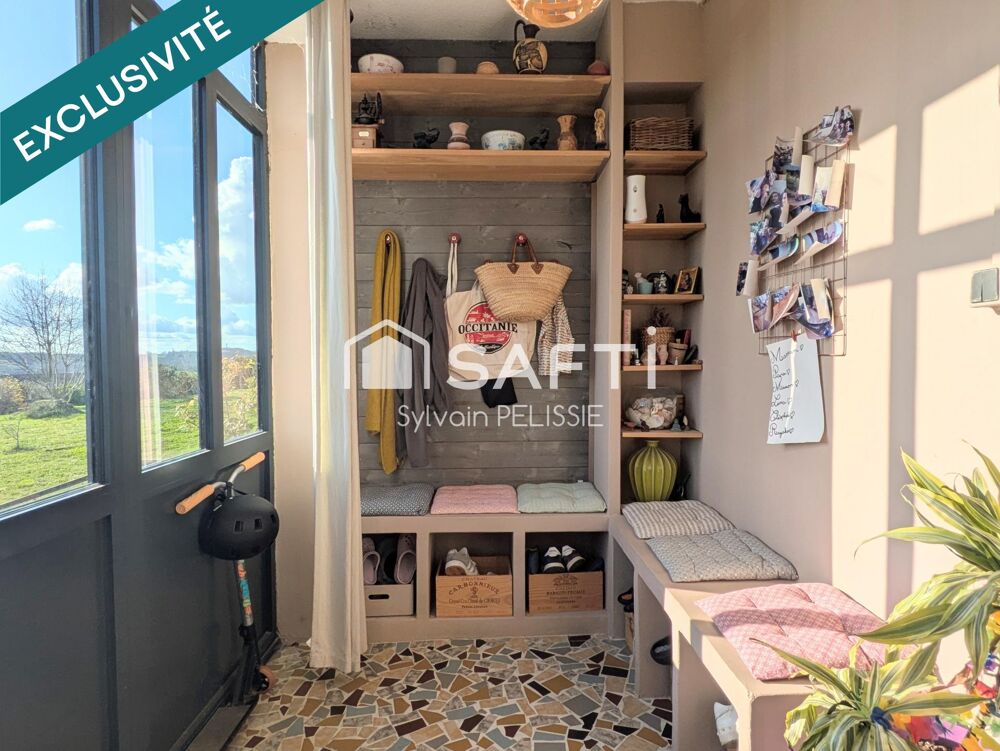 Maison 167m² performante (DPE C) sur les hauteurs avec piscine au sel et terrain 1,7 Ha
