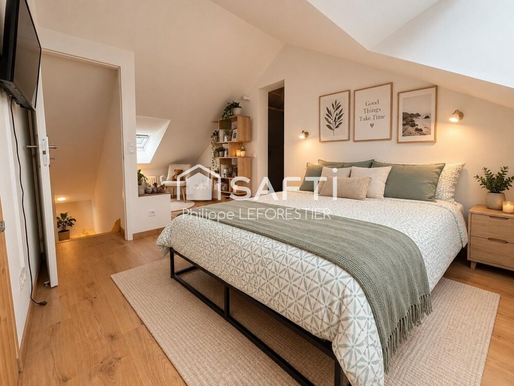 BENOUVILLE. Maison de 121m².3 chambres avec studio