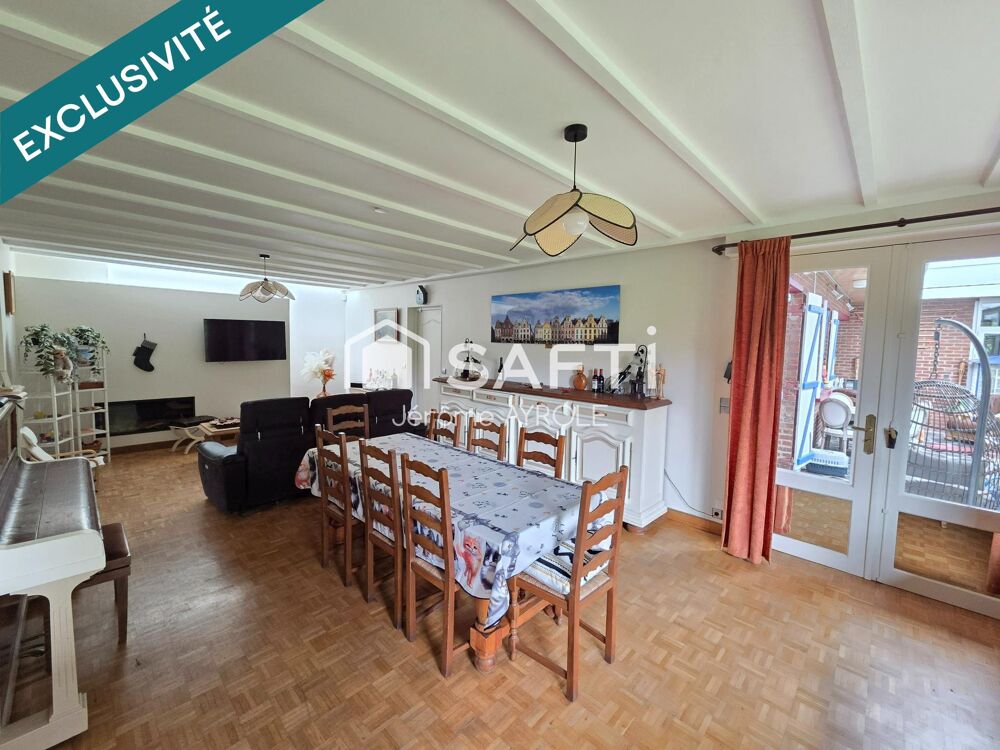 Vente Maison Plain-pied 163 m2 + véranda chauffée de 27 m2 Arras