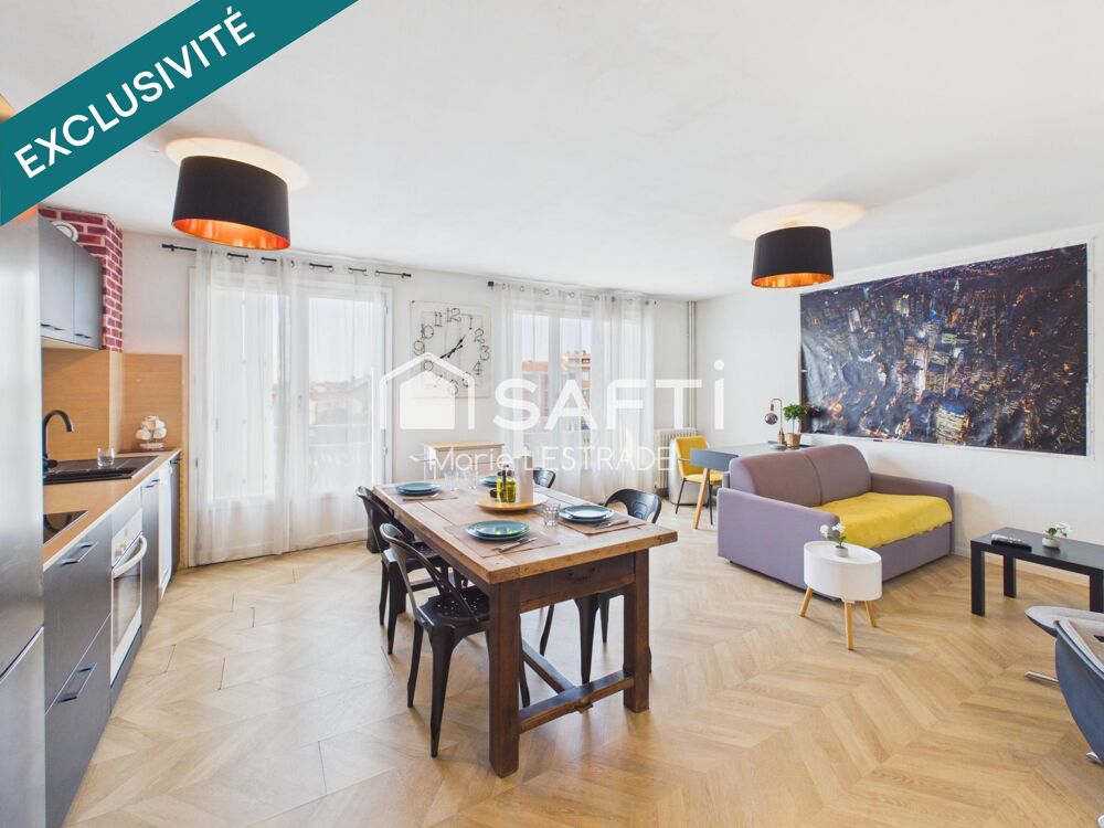 Vente Appartement Minimes/Chalets - T3 -balcons, 64m2, Cave, parking Toulouse