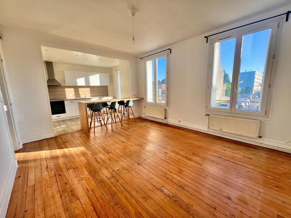 Très bel appartement F3 de 75 m² à 2 pas du centre ville
