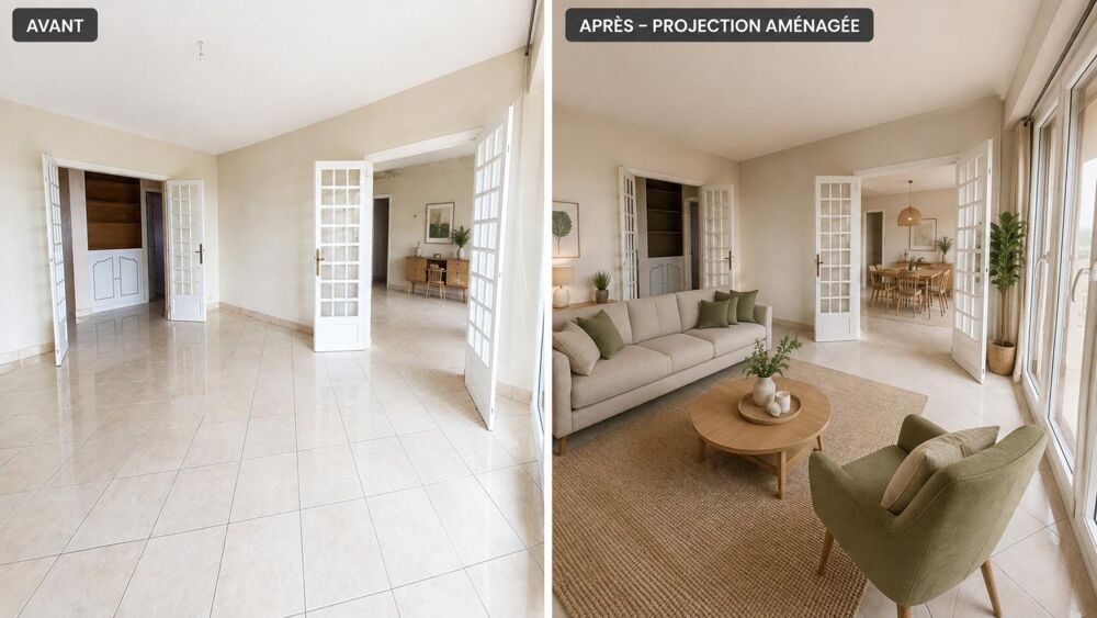 Vente Appartement LA ROCHE-SUR-YON – PENTAGONE – 130 m² – 4/5 CHAMBRES – 2 GARAGES – SPÉCIAL FAMILLE OU INVESTISSEUR La roche-sur-yon