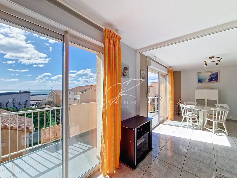 Vente Appartement Appatrtement T2 43 m² Terrasse Vue Mer Valras-plage