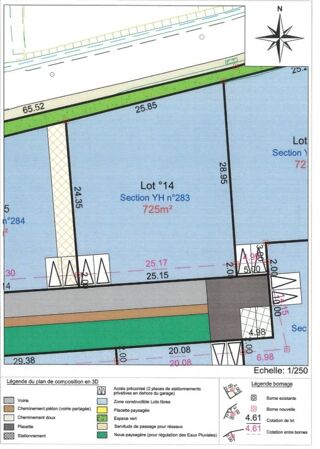  Terrain à vendre 725 m²