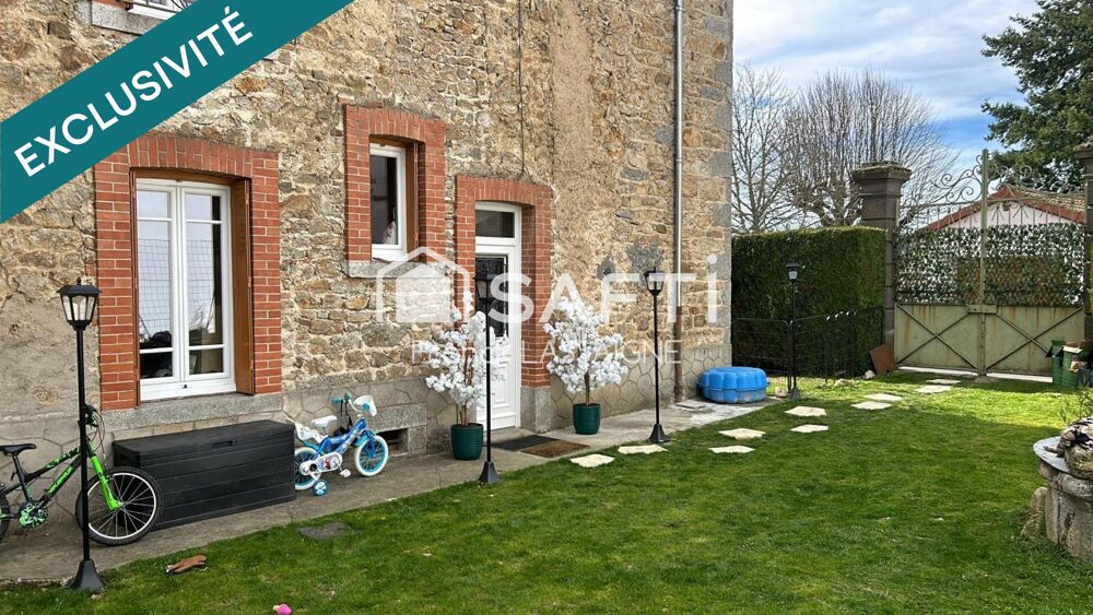 Maison en pierres 3 chambres avec jardin