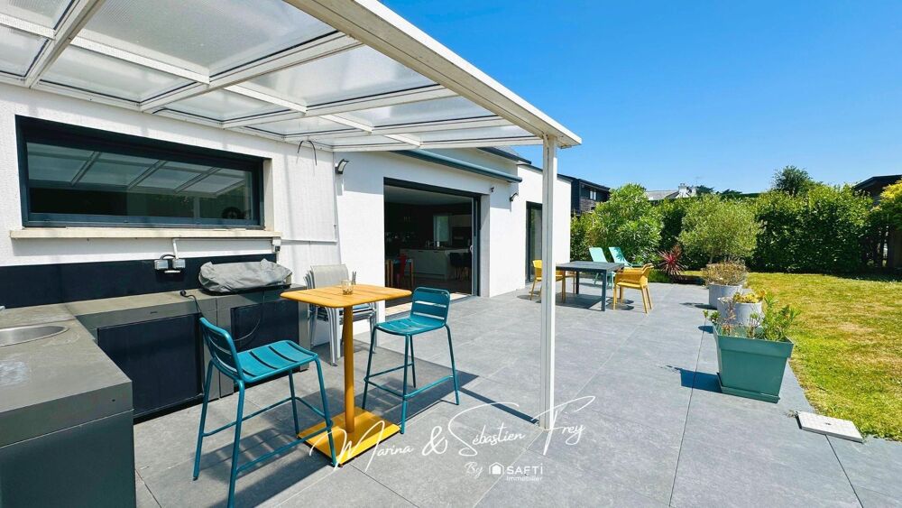 Vente Maison PORT-BLANC – PROPRIÉTÉ CONTEMPORAINE AVEC GÎTE INDÉPENDANT À 500 M DES PLAGES Penvenan