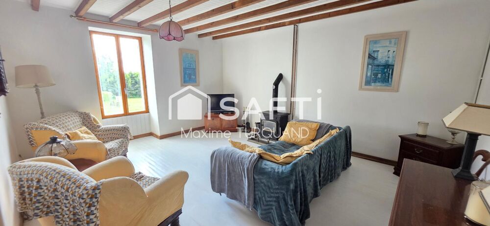 Maison de Maître, 193m², 4 chambres + gîte à rénover, 4000m² de terrain.
